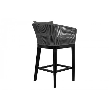 Harbour Avalon Bar Stool - Teak Natural, Copacabana Sand
