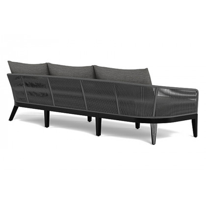 Harbour Avalon 3 Seat Sofa - Teak Natural, Panama Blanco