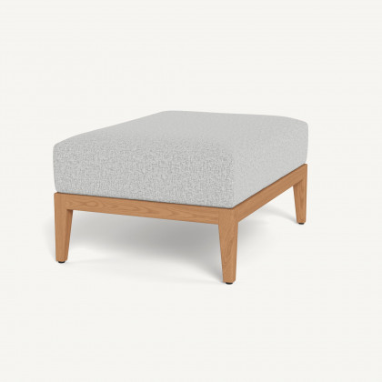 Harbour Avalon Ottoman - Teak Natural / Copacabana Sand
