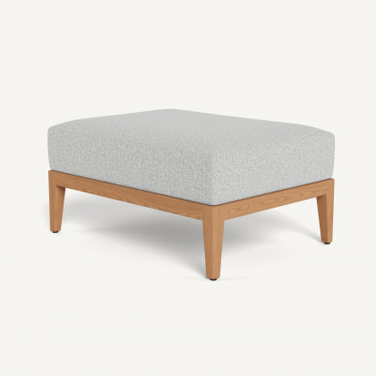 Harbour Avalon Ottoman - Teak Natural / Copacabana Sand