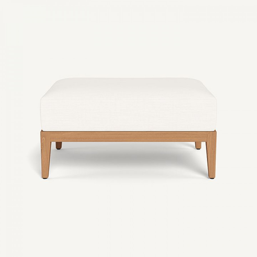 Harbour Avalon Ottoman - Teak Natural / Panama Blanco