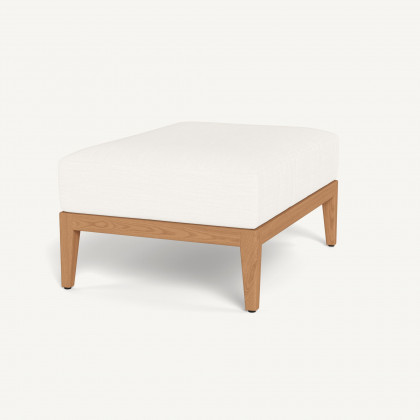 Harbour Avalon Ottoman - Teak Natural / Panama Blanco