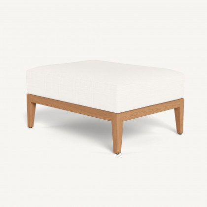Harbour Avalon Ottoman - Teak Natural / Panama Blanco