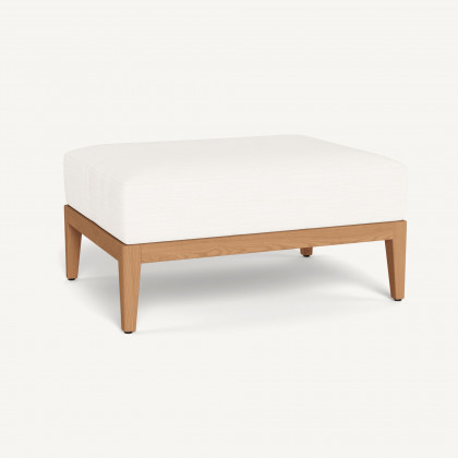 Harbour Avalon Ottoman - Teak Natural / Panama Blanco
