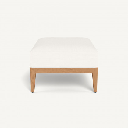 Harbour Avalon Ottoman - Teak Natural / Panama Blanco