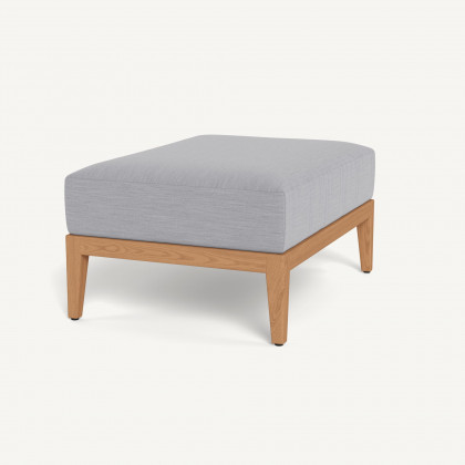 Harbour Avalon Ottoman - Teak Natural / Panama Cloud