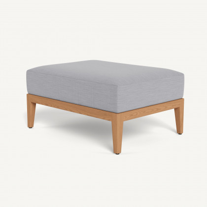 Harbour Avalon Ottoman - Teak Natural / Panama Cloud
