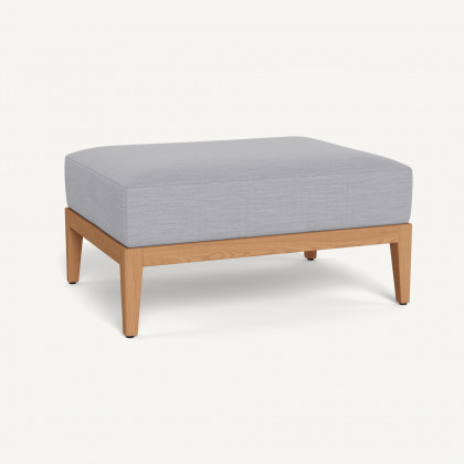 Harbour Avalon Ottoman - Teak Natural / Panama Cloud