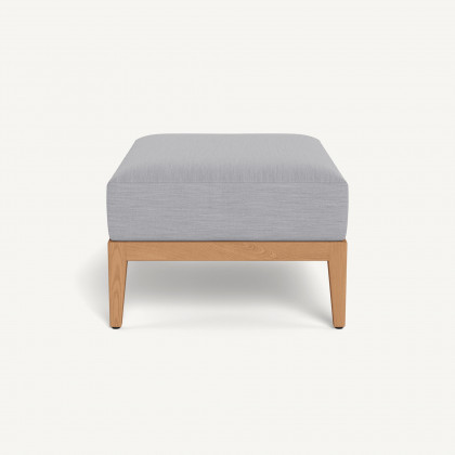 Harbour Avalon Ottoman - Teak Natural / Panama Cloud