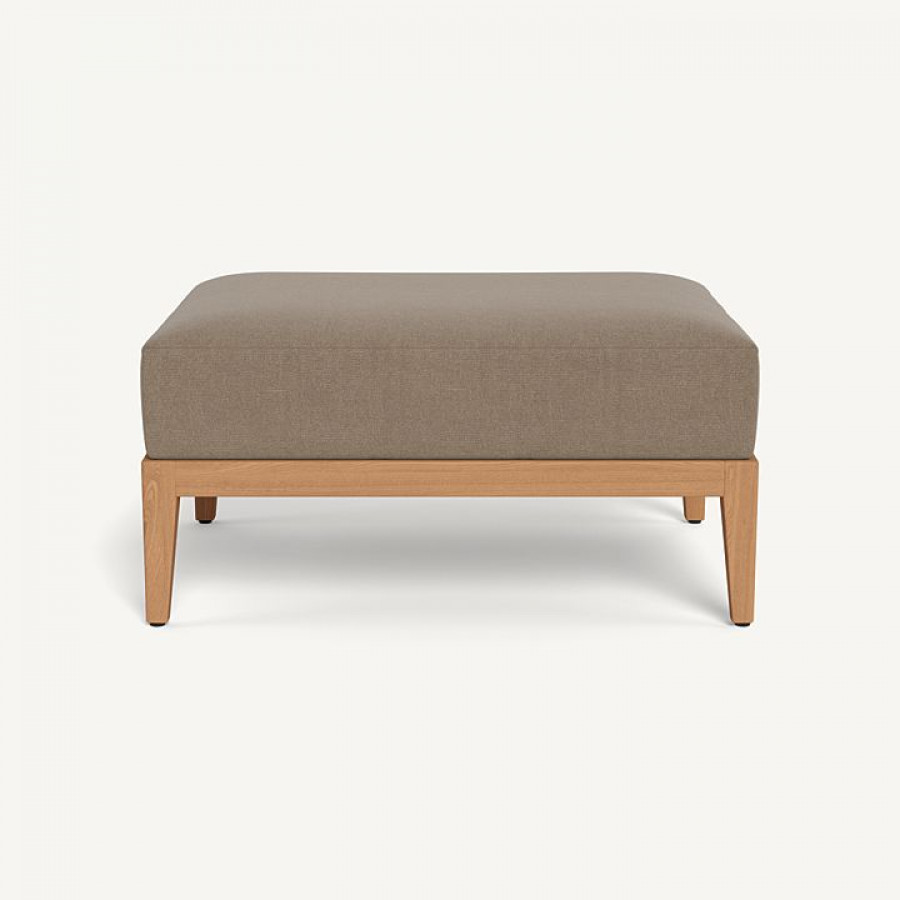 Harbour Avalon Ottoman - Teak Natural / Panama Coco