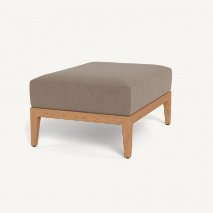 Harbour Avalon Ottoman - Teak Natural / Panama Coco