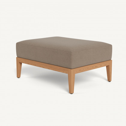 Harbour Avalon Ottoman - Teak Natural / Panama Coco