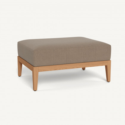 Harbour Avalon Ottoman - Teak Natural / Panama Coco
