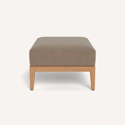 Harbour Avalon Ottoman - Teak Natural / Panama Coco