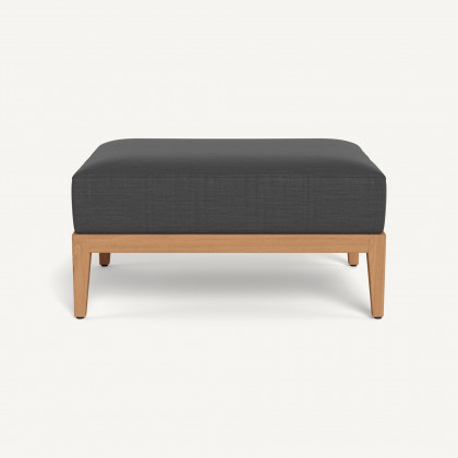 Harbour Avalon Ottoman - Teak Natural / Panama Grafito
