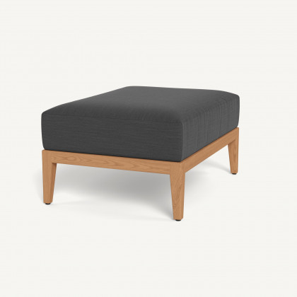 Harbour Avalon Ottoman - Teak Natural / Panama Grafito