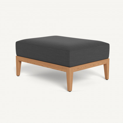Harbour Avalon Ottoman - Teak Natural / Panama Grafito