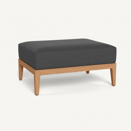 Harbour Avalon Ottoman - Teak Natural / Panama Grafito