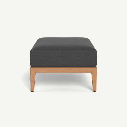 Harbour Avalon Ottoman - Teak Natural / Panama Grafito