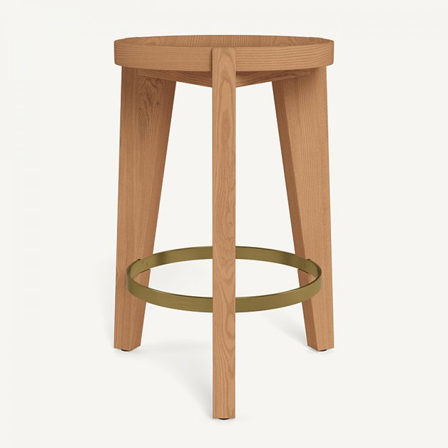 Harbour Bari Counter Stool in Teak Natural