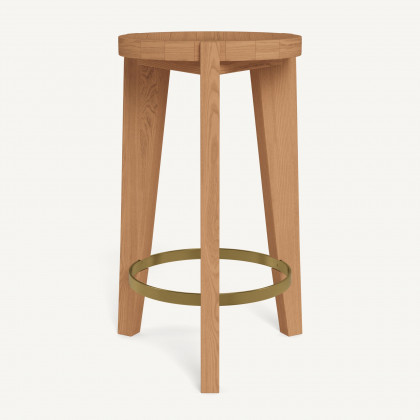Harbour Bari Bar Stool in Teak Natural