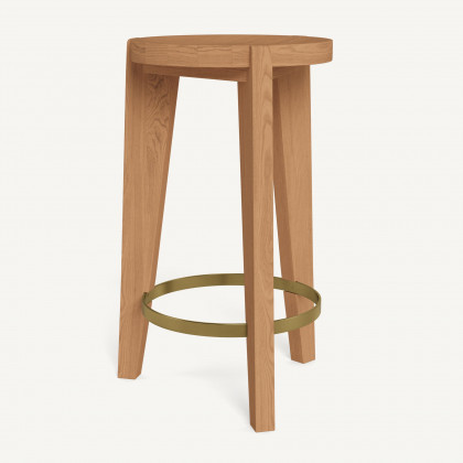 Harbour Bari Bar Stool in Teak Natural