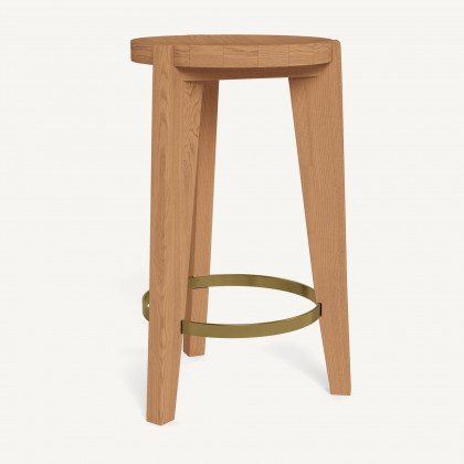 Harbour Bari Bar Stool in Teak Natural