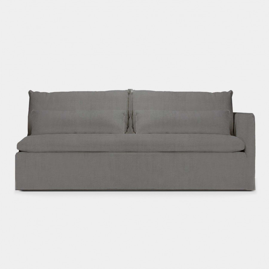 Harbour Bondi 2 Seat 1 Arm Sofa Right - Harbour Belgian Linen Smoke