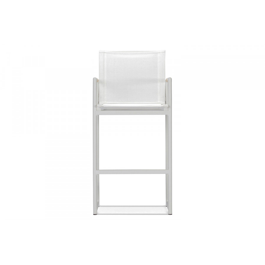 Harbour Breeze Counter Stool - Aluminum White