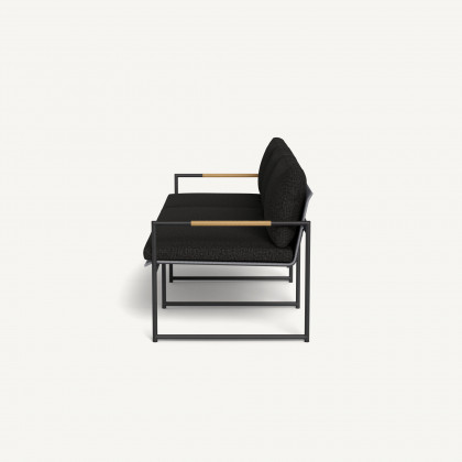 Harbour Breeze 3 Seat Sofa - Aluminum Asteroid / Copacabana Midnight / Batyline Silver