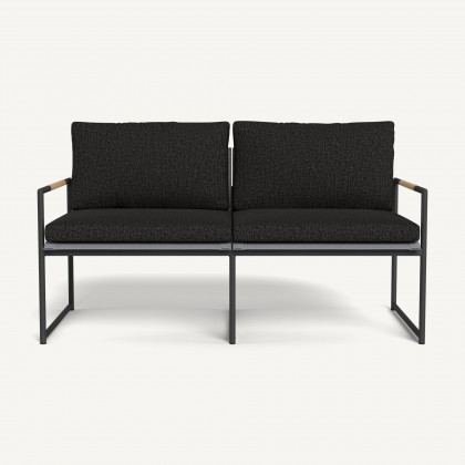 Harbour Breeze 2 Seat Sofa - Aluminum Asteroid / Copacabana Midnight / Batyline Silver