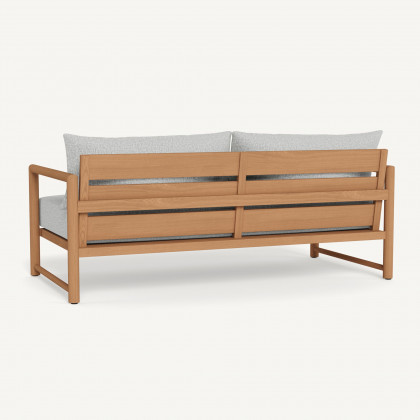Harbour Breeze Xl Teak 2 Seat Sofa - Teak Natural / Copacabana Sand