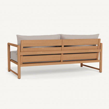 Harbour Breeze Xl Teak 2 Seat Sofa - Teak Natural / Panama Marble