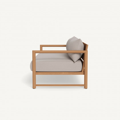 Harbour Breeze Xl Teak 2 Seat Sofa - Teak Natural / Panama Marble