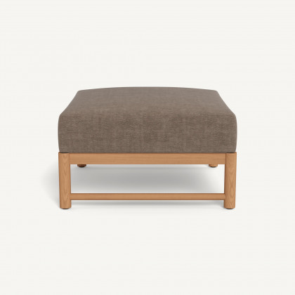 Harbour Breeze Xl Teak Ottoman - Teak Natural / Altona Mink