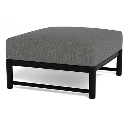 Harbour Breeze Xl Teak Ottoman - Teak Natural, Panama Cloud