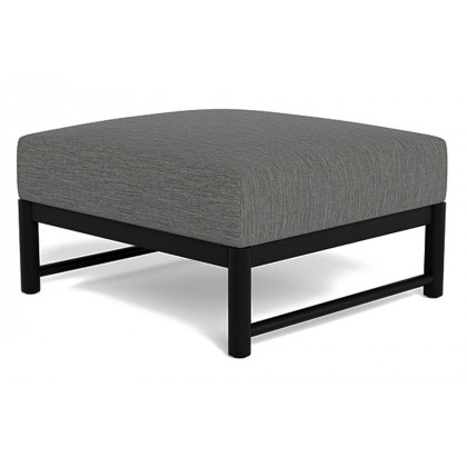Harbour Breeze Xl Teak Ottoman - Teak Natural, Panama Cloud