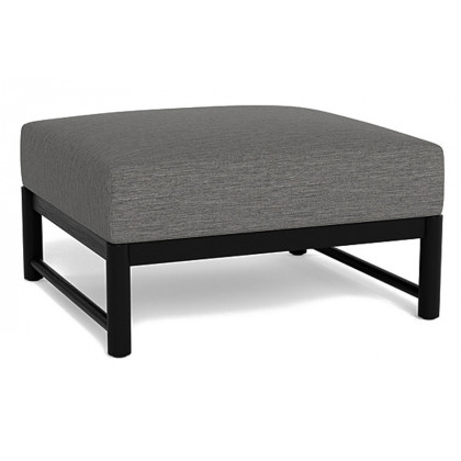 Harbour Breeze Xl Teak Ottoman - Teak Natural, Panama Cloud