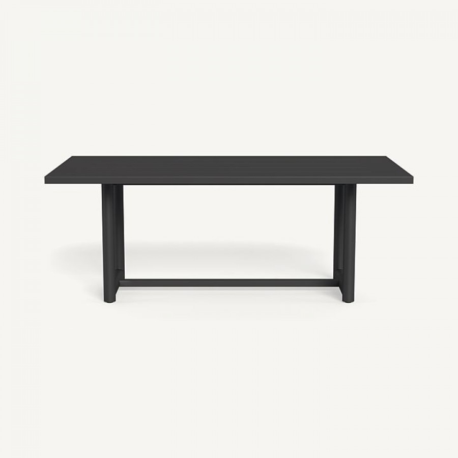 Harbour Breeze Xl Aluminum Dining Table 79" - Aluminum Asteroid