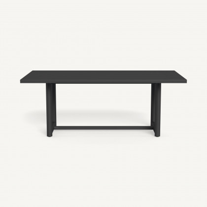 Harbour Breeze Xl Aluminum Dining Table 79" - Aluminum Asteroid