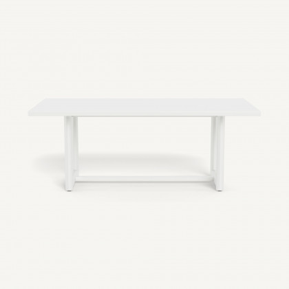 Harbour Breeze Xl Aluminum Dining Table 79"