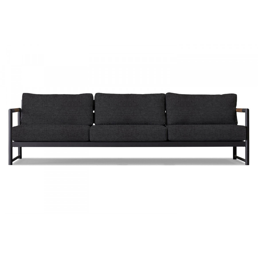 Harbour Breeze Xl 3 Seat Sofa - Aluminum Asteroid, Copacabana Midnight