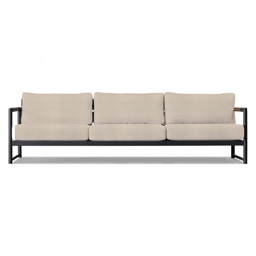 Harbour Breeze Xl 3 Seat Sofa - Aluminum Asteroid, Riviera Sand