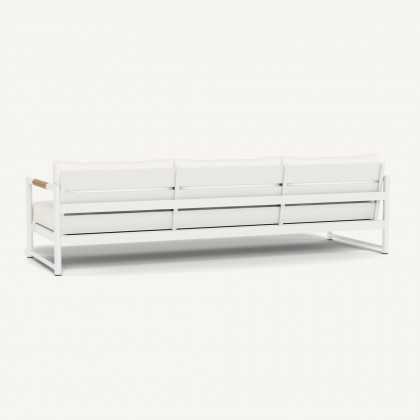 Harbour Breeze Xl 3 Seat Sofa - Aluminum White, Panama Blanco
