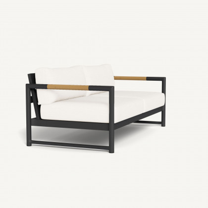 Harbour Breeze Xl Aluminum 2 Seat Sofa - Aluminum Asteroid / Lisos Piedra