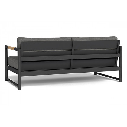 Harbour Breeze Xl 2 Seat Sofa - Aluminum White, Lisos Piedra