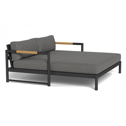Harbour Breeze Xl Daybed - Aluminum Asteroid, Copacabana Sand