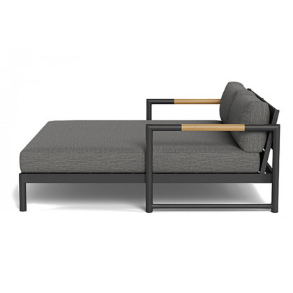 Harbour Breeze Xl Daybed - Aluminum Asteroid, Copacabana Sand