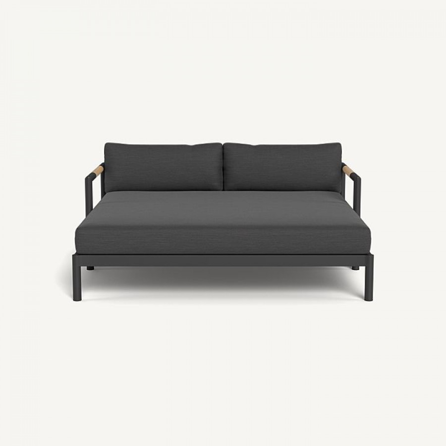 Harbour Breeze Xl Aluminum Daybed - Aluminum Asteroid / Panama Grafito