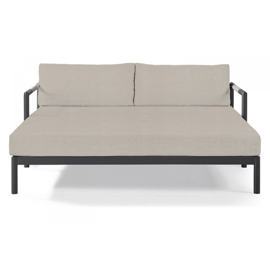 Harbour Breeze Xl Daybed - Aluminum Asteroid, Panama Marble